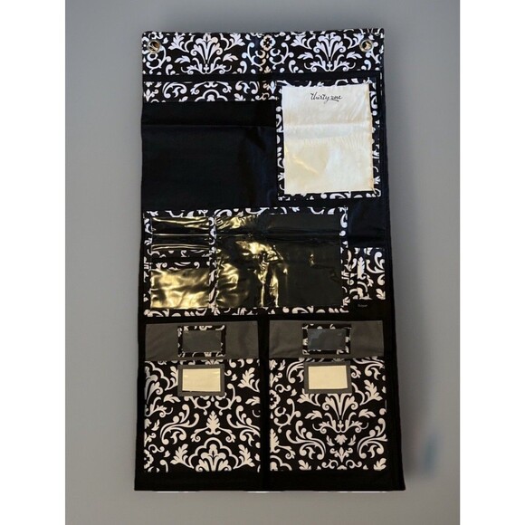 Organisateur Mural Thirty-One Hang Up Rose – 5 Poches – Pour Maison, Voiture, Salle De Bain